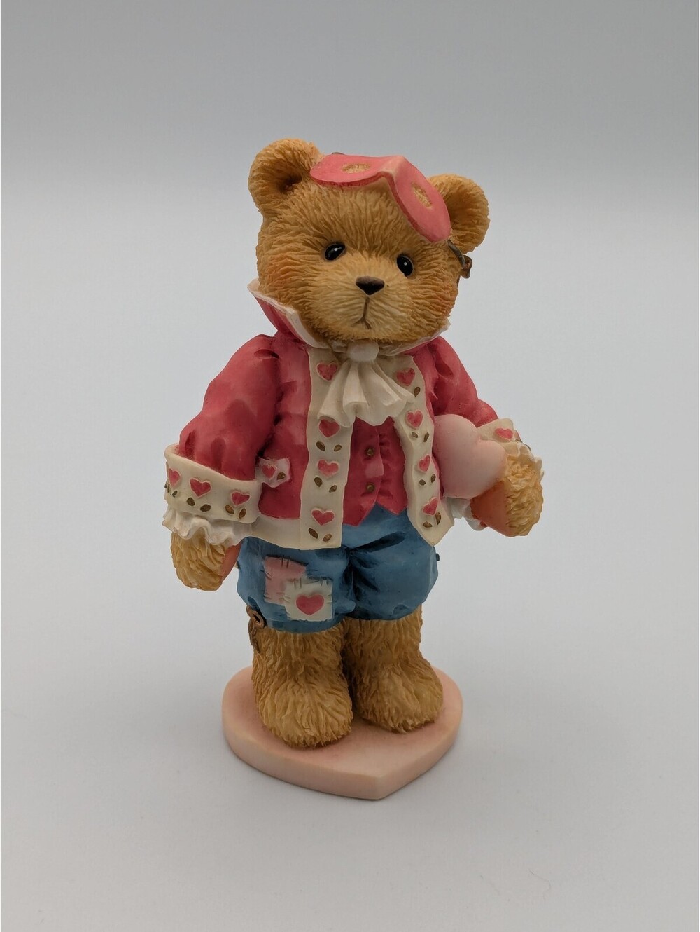 Cherished Teddies Darrel Love Unveils a Happy Heart (156450) 1995